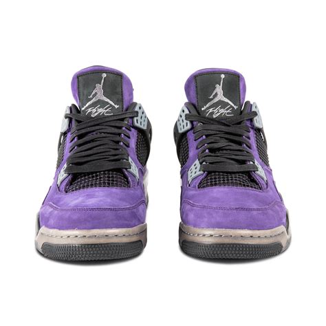 Nike Air Jordan Iv Retro Travis Scott Purple Size 115 Scarce Air