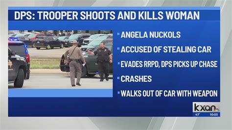 Woman Shot Killed By Dps Trooper Kxan Austin