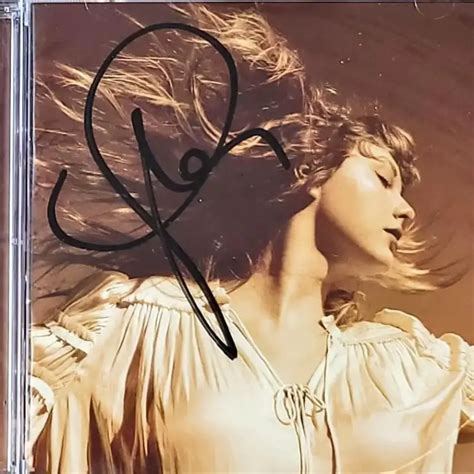 Taylor Swift Midnights Mahogany Edition With Hand Signed Photo