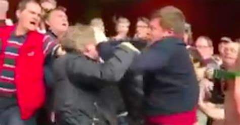 Arsenal Fans Spotted Fighting Inside Emirates During Game Against