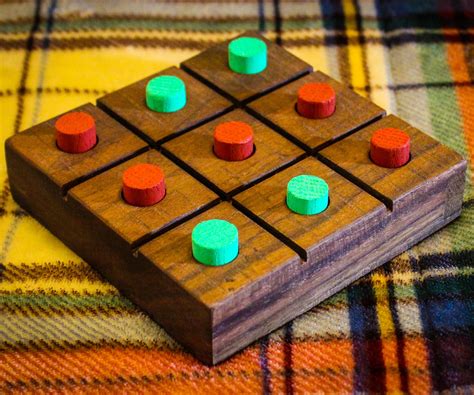 Wood Tic Tac Toe Board 16 Steps With Pictures Instructables