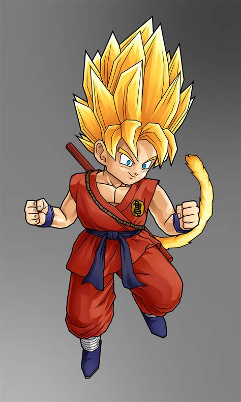 Chibi Goku Super Saiyan By Alessandelpho On Deviantart