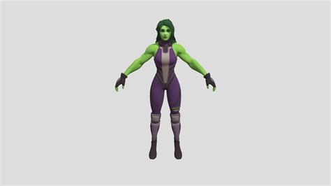 Fortnite She Hulk Download Free 3d Model By Neut2000 [1007d22] Sketchfab
