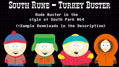 N64 South Park Styled Turkey Buster Rude Buster Deltarune