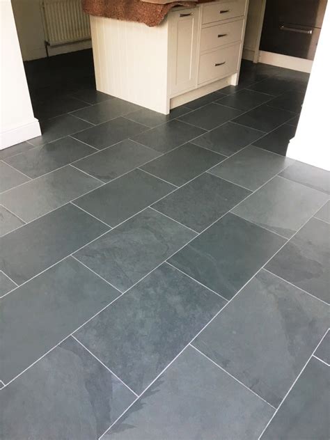 Re Grouting A Large Slate Tiled Floor In Oxted East Surrey Stone