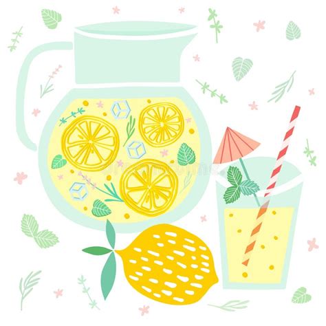 Lemonade Illustration Stock Vector Illustration Of Lemonade 4306041