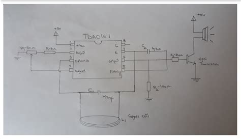 Metal Detector Electronic Circuit