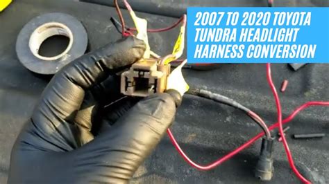 2007 To 2020 Toyota Tundra Headlight Wiring Conversion Revemoto Youtube