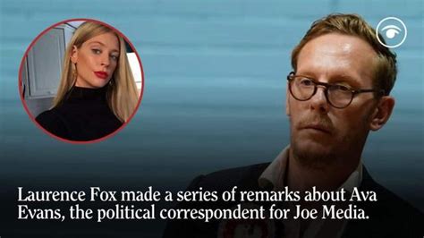 Ava Evans Comment Scandal Laurence Fox S Shocking Remarks Exposed In Viral Video