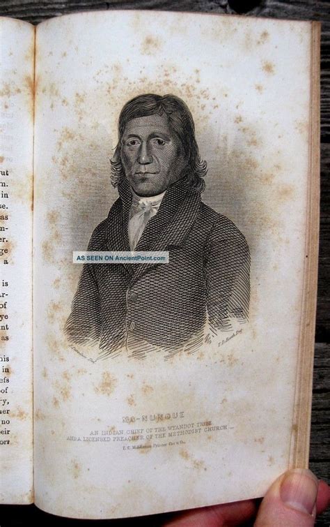 1855 Among Wild Indians Wyandot Huron Indian Sandusky Ohio Frontier