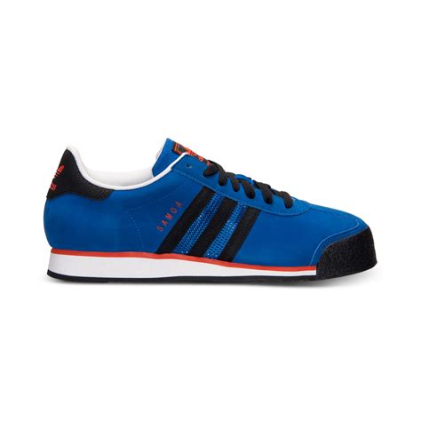 Adidas Mens Samoa Casual Sneakers From Finish Line In Blue For Men Lyst