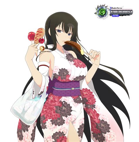 Senran Kagura Kagura Mega Sexy Yukata Matsuri Render Ors Anime Renders Gamer Mode