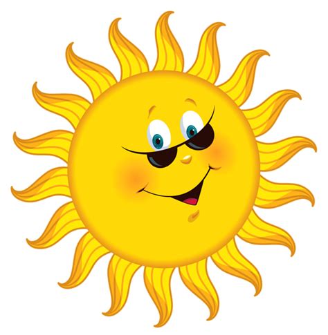 Transparent Cartoon Sun Png Clipart Picture Солнце Луна Картинки