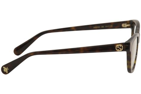 gucci women s eyeglasses gg0372o gg 0372 o 002 havana optical frame 51mm 889652176147 ebay
