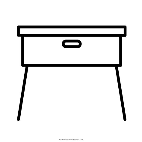 Desk Coloring Page Ultra Coloring Pages