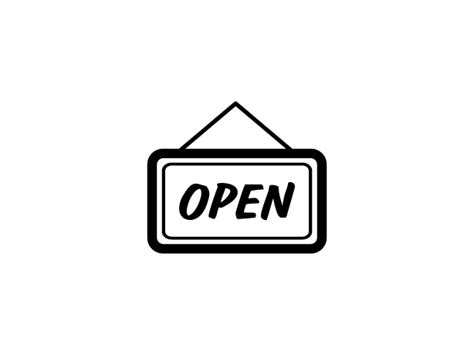 Open Sign Icon 264086 Free Icons Library