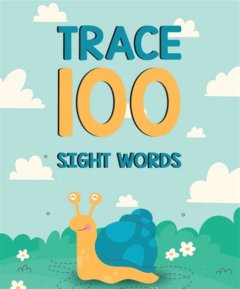 Trace 100 Sight Words36pg Worksheets For Kindergartenpre School