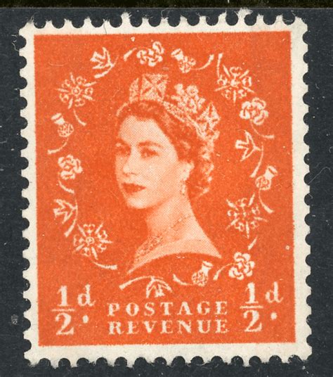 Gb Stamp 1958 65 Queen Elizabeth Ii Sg570 0 5d Wilding Definitive Mint
