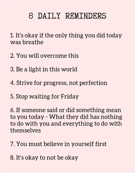 100 Positive Daily Reminders To Brighten Your Day Inspiraquotes