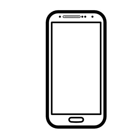 Black And White Cell Phone Png And Free Black And White Cell
