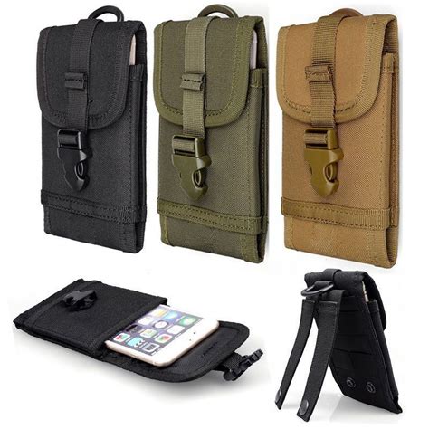 Tactical Military Molle Cell Phone Pouch Case Belt Bag For Smartphone 5