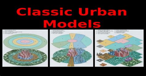 Classic Urban Models Three Models Of Urban Structure Concentric Zone