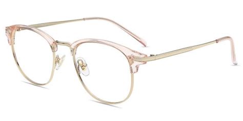 Unisex Full Frame Mixed Material Eyeglasses