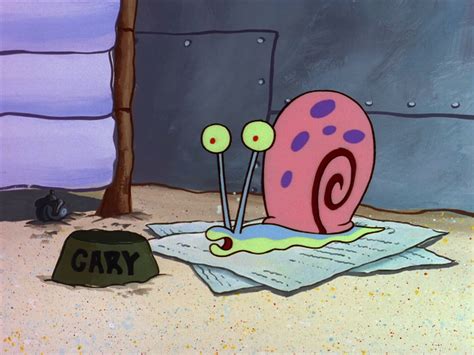 Gary The Snailappearances Encyclopedia Spongebobia Fandom
