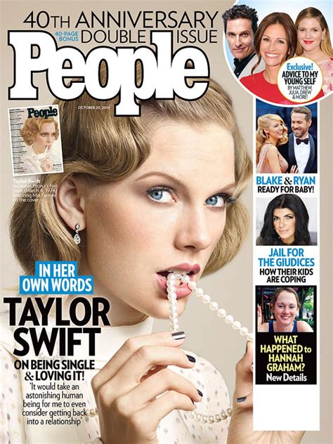 Taylor Swift On The Cover Of People Magazine October 2014 Issue