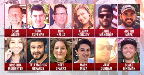 thousand oaks victims of the borderline bar shooting in california today cbs news