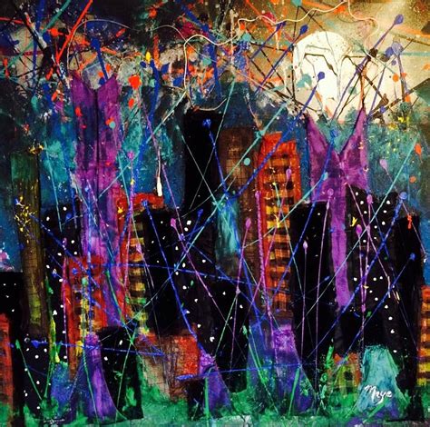 Sleepless In New York Painting By Maye Pixels