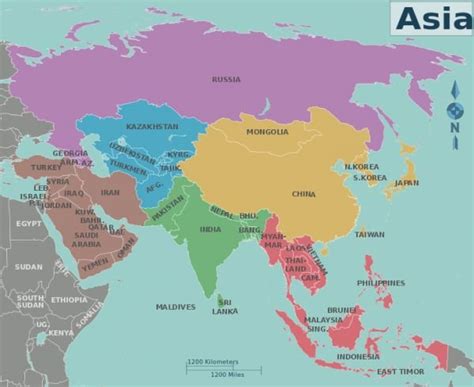 Ásia um guia completo e resumido para estudantes com mapas Toda