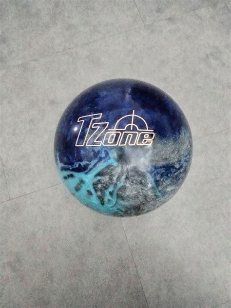 Brunswick Tzone Blue Bowling Ball 12lbs Sports Equipment Sports