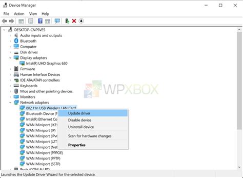 How To Update Network Adapter Driver Windows 1110