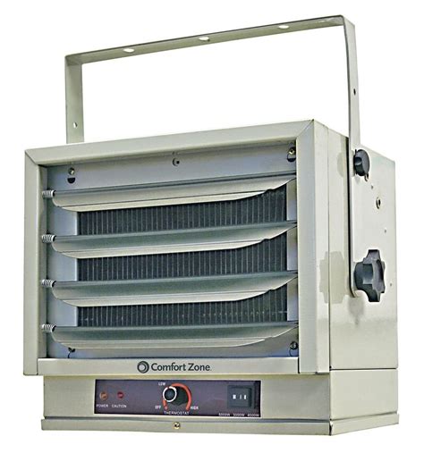 New fahrenheat fuh54 5000w electric heater garage basement warehouse. Industrial Steel Electric 5000 Watt White Ceiling Mount ...
