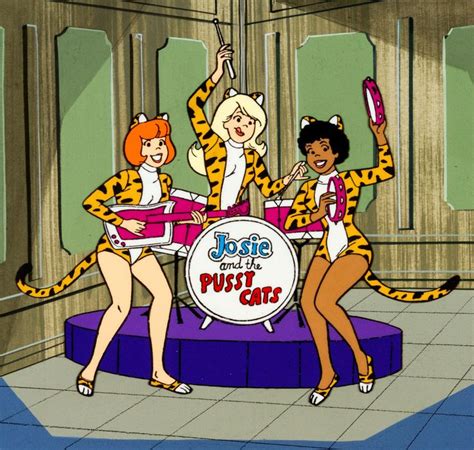 Josie And The Pussycats Original Animation Cel Josie And The Pussycats The Pussycat Classic