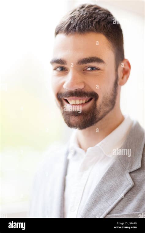 Portrait Of Handsome Young Man Stock Photo Alamy