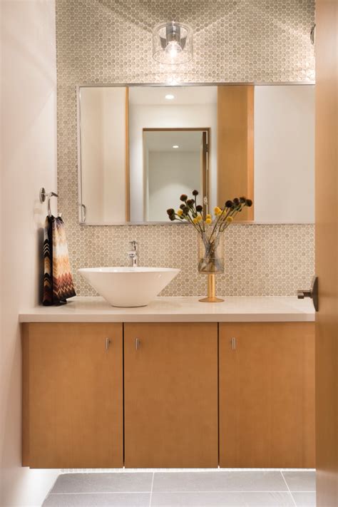 Do you take pride in your oriental rug? Modern Powder Room Design by Jennifer Ashton, Allied ASID ...