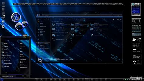 Blue Lines Theme For Windows7 By Allthemes On Deviantart