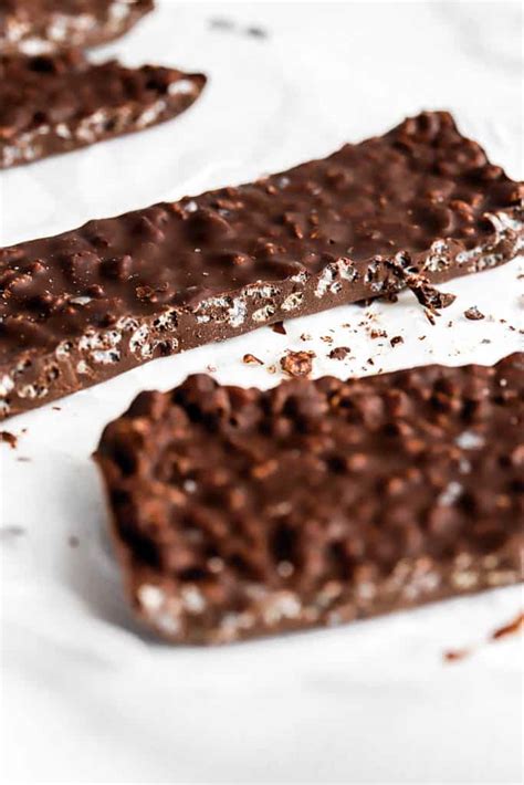 Homemade Nestle Crunch Chocolate Bar Recipe 3 Ingredients Basics