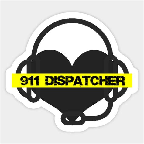 911 Dispatcher 911 Dispatcher Sticker Teepublic