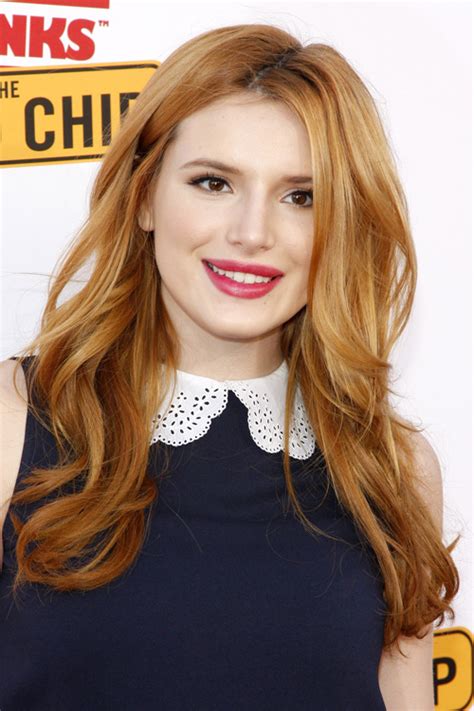 Bella Thorne Wavy Ginger Loose Waves Hairstyle Steal Her Style