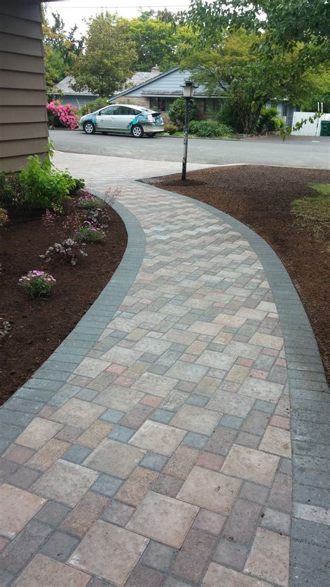 Paver Path And Driveway By Landscape East And West In Portland Oregon