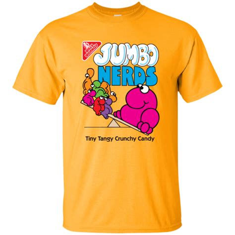 Jumbo Nerds Geek Retro Candy Candies G200 Gildan Ultra Cotton T
