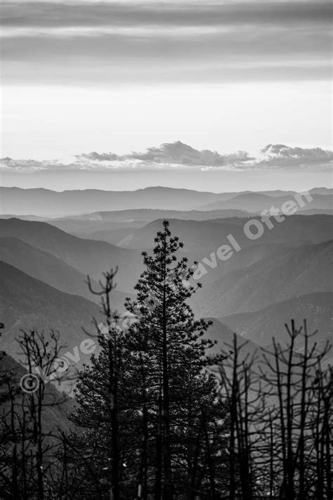 Layers Of Yosemite Black And White Digital Download Love Hard