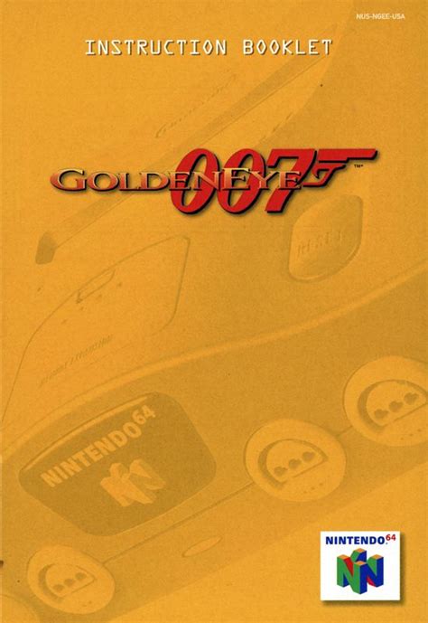 Goldeneye 007 Cover Or Packaging Material Mobygames