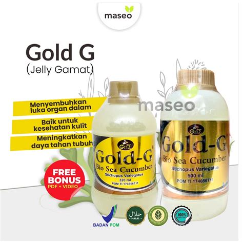 Original Gamat Gold G Jelly Gamat Sea Cucumber Gne Original Herbal