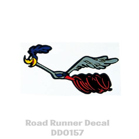 Road Runner Left Facing Decal Mooneyes English Edition