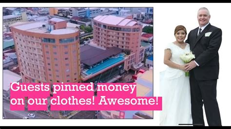 Wedding Reception In The Philippines Part 1 Pinning Of Money On The