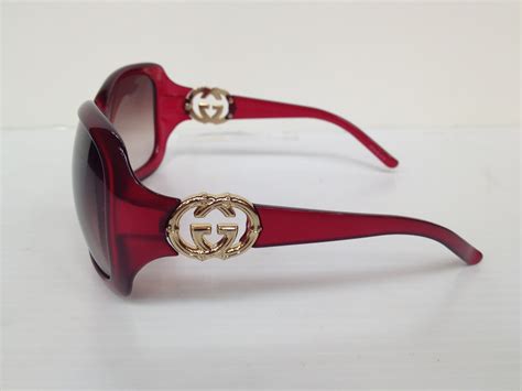 past and present designer consignment boutique red gucci sunglasses brand new